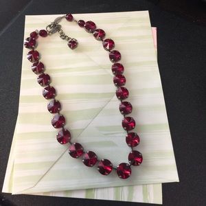 Sabika-like large red stone necklace
